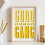 Good Human Gang Retro Print, thumbnail 3 of 12