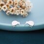 Sterling Silver Kiwi Bird Stud Earrings, thumbnail 3 of 12