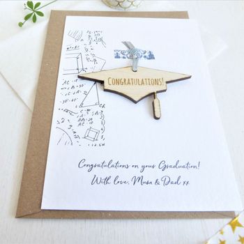 Personalised Graduation Card By Edge Inspired | notonthehighstreet.com