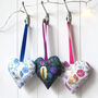 Personalised Floral Lavender Heart, thumbnail 1 of 3