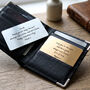 Personalised Wallet Or Purse Metal Message Wallet Card, thumbnail 7 of 7