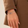 Personalised Silver Three Charm Bracelet, thumbnail 1 of 7