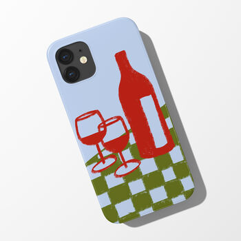 Wine Time Phone Case Durable iPhone Samsung Mobile Cover, 2 of 4