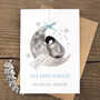 Personalised 'Baby's First Christmas' Penguin Card, thumbnail 2 of 3
