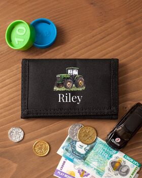 Personalised Childrens Wallet Boys, Kids Coin Purse, 3 of 8