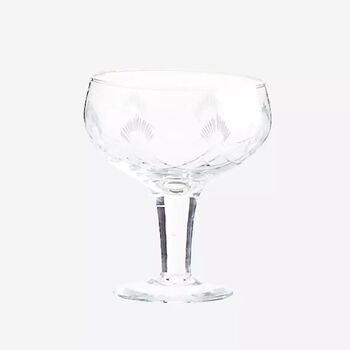 Cocktail Glass With Cutting, 2 of 2