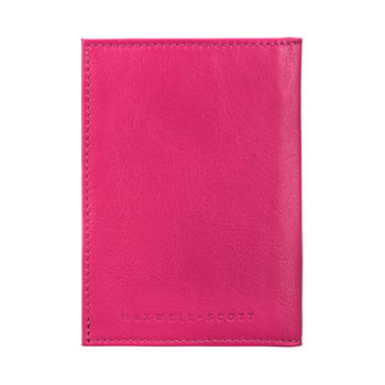 Personalised Handcrafted Leather Passport Cover 'Prato', 7 of 12