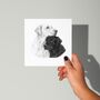Labrador Love – Hand Drawn Dog Greeting Card Illustration, thumbnail 2 of 7