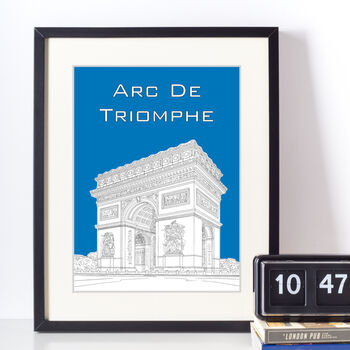 Arc De Triomphe Paris Print, 2 of 3