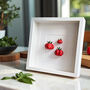 Ceramic Kitchen Wall Art: Three Red Tomatoes, thumbnail 3 of 8
