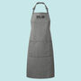 Stencil Personalised Denim Apron With Pocket, thumbnail 5 of 5