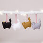 Cat Personalised Christmas Decoration, thumbnail 1 of 5