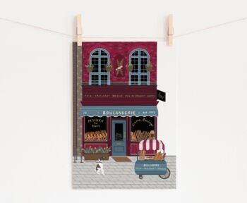 French Boulangerie Shop Front Print, 2 of 3
