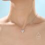 Cute Little Ivy Leaf Pendant Necklace, thumbnail 4 of 10