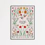 Olivia Dean “Man I Need” Floral Lyric Art Print, thumbnail 1 of 9