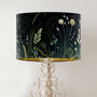 Floral Lampshade, Evening Meadow One, thumbnail 2 of 7