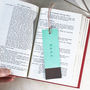 Handmade Leather Personalised Bookmark, thumbnail 4 of 7