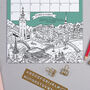2024 City Drawings Wall Calendar, thumbnail 6 of 6