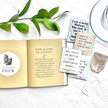 Sherlock Holmes Tea And Book Gift Set | Literary Classics, 7 of 12