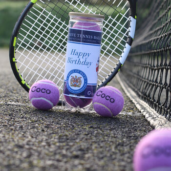 Personalised Sustainable Tennis Balls, 4 of 12