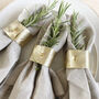 Colourful Suede Napkin Ring Set Of Six, thumbnail 10 of 10