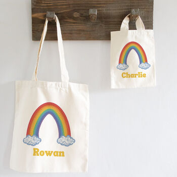 Crochet Rainbow Personalised Bag, 2 of 2