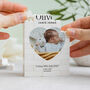 Personalised New Baby Announcement Gift Photo Block, thumbnail 5 of 10