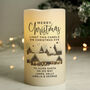 Personalised Christmas Town LED Candle, thumbnail 1 of 4