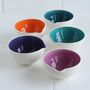 Handmade Porcelain Watercolour Cooks Bowl, thumbnail 3 of 12