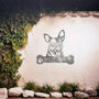 Personalised Chihuahua Welcome Metal Wall Art Sign For Home And Garden Gift, thumbnail 5 of 11