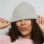 Silver Cloud Silver Ion Infused Satin Lined Beanie Grey, thumbnail 3 of 4