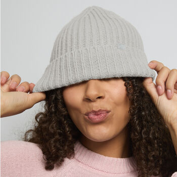 Silver Cloud Silver Ion Infused Satin Lined Beanie Grey, 3 of 4