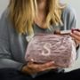 Personalised Dusky Pink Quilted Wash Bag, thumbnail 2 of 5