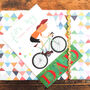 Bicycle Dad Greetings Card, thumbnail 1 of 4