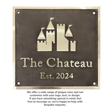 Retro Private Door Sign Solid Brass Antique Style Sign Plaque, 10 of 11