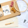 Penguin Punch Needle Diy Beginner Embroidery Kit, thumbnail 2 of 7