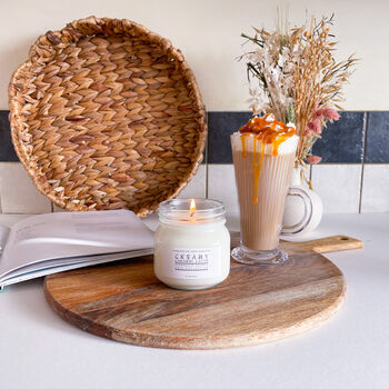 Farmhouse Creamy Caramel Latte Candle, 3 of 5
