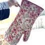 Oven Mitts, Cotton Indian Print, Set Of Two, thumbnail 2 of 11