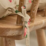Set Of Two Tie On Country Rose Seat Pads, thumbnail 6 of 6