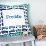 All The Series Land Rover Personalised Pom Pom Cushion, thumbnail 2 of 6