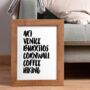 Favourite Things Personalised Print Valentine's Gift, thumbnail 7 of 7