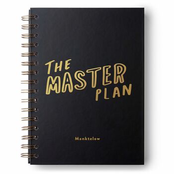 Master Plan Hardback Personalised Notebook, 7 of 8