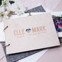 Personalised Couples Wedding Guest Book, thumbnail 1 of 7