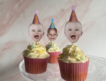 Personalised Photo Cupcake Topper, 4 of 4