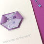 New Baby Girl Floral Nappy Card, thumbnail 9 of 12