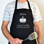 Personalised 'King Of The BBQ' Apron, thumbnail 1 of 7