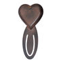 Personalised Iron Heart Page Clip Bookmark, thumbnail 2 of 7