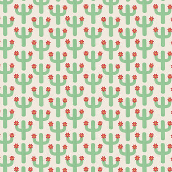 Vibrant Cactus Flower Wrapping Paper – Perfect For Teen Birthdays, 6 of 8