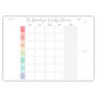 Personalised Rainbow Themed Family Whiteboard Planner, thumbnail 2 of 5
