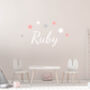 Star Name Fabric Wall Stickers, thumbnail 2 of 7